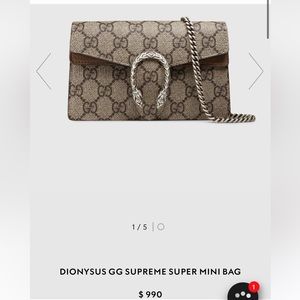 Gucci Dionysus super mini bag